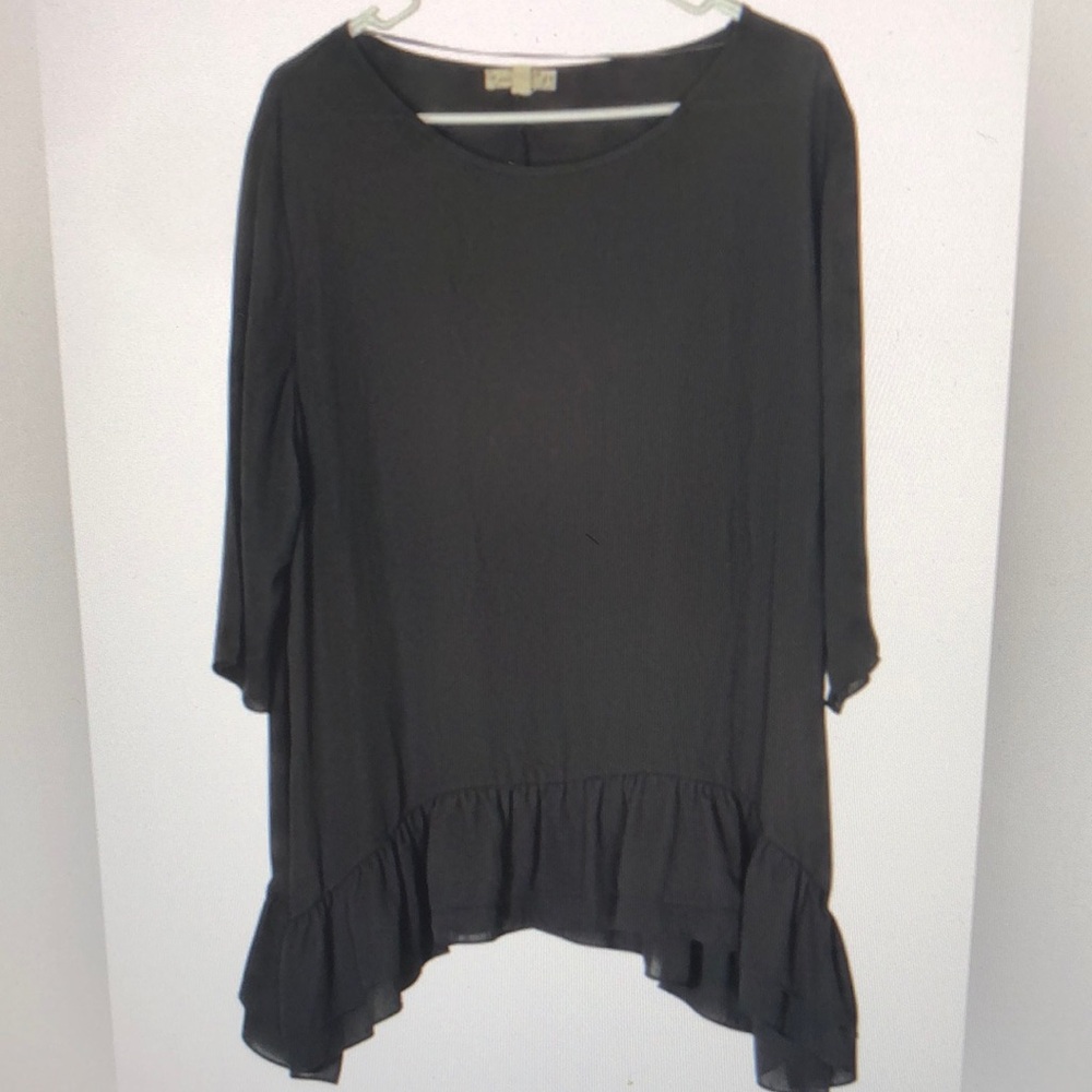 Elegant Black Women's Top